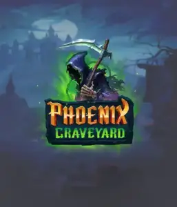 An immersive view of ELK Studios' Phoenix Graveyard slot, with its hauntingly beautiful graveyard and phoenix symbols. This image captures the slot's dynamic reel expansion mechanism, alongside its gorgeous symbols and dark theme. It vividly depicts the game's theme of rebirth and immortality, attractive for those drawn to legends.